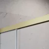 Idea Brushed Gold DWD szálcsiszolt arany zuhanyajtó 200 átlátszó