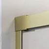 Idea Brushed Gold DWD szálcsiszolt arany zuhanyajtó 200 átlátszó