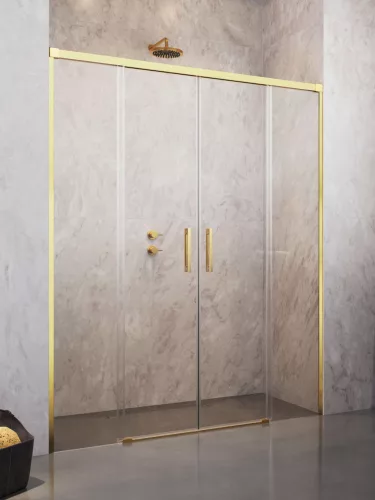 Idea Gold DWD arany zuhanyajtó 180 átlátszó