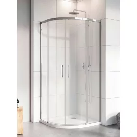 Idea PDD íves zuhanykabin 90x80 átlátszó
