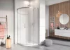 Idea PDD íves zuhanykabin 120x90 átlátszó