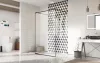 Modo New Black I Frame Walk-in fekete zuhanyfal 120 átlátszó
