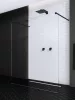 Modo New Black I Walk-in fekete zuhanyfal 130 átlátszó