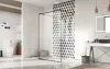 Modo New Black I Frame Walk-in fekete zuhanyfal 140 átlátszó