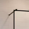 Modo New Black III Factory Walk-in fekete zuhanyfal 50x50 átlátszó