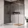 Modo New Black III Frame Walk-in fekete zuhanyfal 90x140 átlátszó