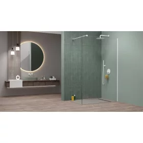 Modo New White II Walk-in fehér zuhanyfal 150 átlátszó