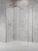 Modo X Brushed Nickel III Walk-in szálcsiszolt króm zuhanyfal 50x50 átlátszó