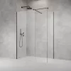 Modo X Brushed GunMetal III Walk-in szálcsiszolt fegyvermetál zuhanyfal 50x50 átlátszó