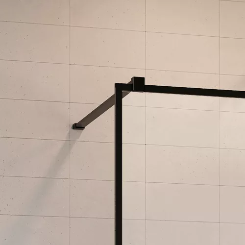 Modo X Black II Frame Walk-in fekete zuhanyfal 105 átlátszó