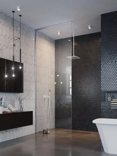 Modo XL Walk-in zuhanyfal 30-100x200-250 átlátszó