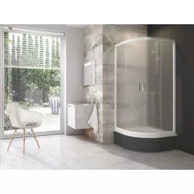 Blix BLCP4 90x90 SABINA zuhanykabin fehér+grape