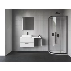 Blix II NBLCP4 80x80 zuhanykabin fekete+transparent