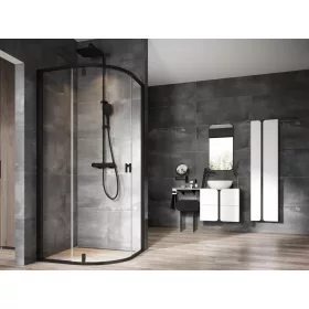 Nexty NSKK3-80 zuhanykabin fekete+transparent