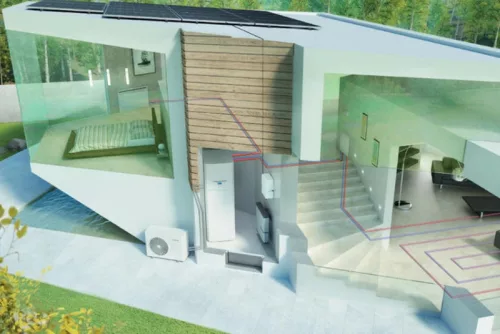 Immergas Magis Hercules Pro 6 split rendszerű hőszivattyú 6kW, beépített 235 literes HMV tárolóval, 1 fázis (3.030429)