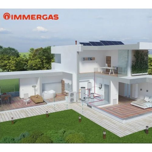Immergas Magis Pro 6 Split rendszerű levegő-víz hőszivattyú beltéri és kültéri egységgel, 1 fázis  3.030607