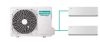 Hisense multi-split klíma szett 7,2kW (3AMW72U4RJC) kültéri egység + 2db, 3,5kW Energy Pro X White beltéri egység
