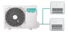 Hisense multi-split klíma szett 7kW (3AMW72U4RJC) kültéri egység + 2db, 3,5kW Konzolos beltéri egység