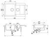  TEKA CLIVO 60 B-TQ gránit mosogatótálca (40148020)