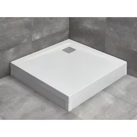   Argos C szögletes zuhanytálca lábbal 100x100 fehér, ajándék szifonnal