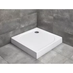   Delos C szögletes zuhanytálca lábbal 100x100 fehér, ajándék szifonnal