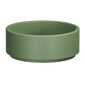   KERASAN OKE pultra helyezhető kerámiamosdó. átm.:40cm. matt zöld