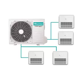   Hisense multi-split klíma szett 10kW (5AMW105U4RQC) kültéri egység + 4db, 2,5kW Konzolos beltéri egység