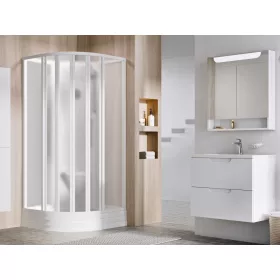 Supernova ASBKP6 80x80 zuhanybox fehér+grape