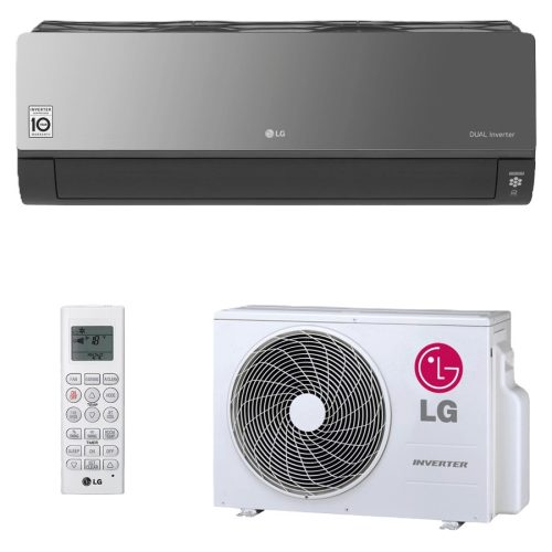 LG klíma ArtCool AC12BK 3,5kW oldalfali split klíma, WiFi, UV Nano szűrővel, Plasmaster ionizátorral, Allergiaszűrő