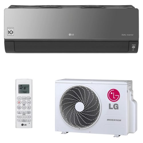 LG klíma ArtCool AC24BK 6,6kW oldalfali split klíma, WiFi, UV Nano szűrővel, Plasmaster ionizátorral, Allergiaszűrő