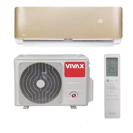 Vivax H+ Design Arany ACP-12CH35AEHI+ oldalfali split klíma, fűtésre optimalizált