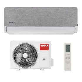   Vivax H+ Design Ezüst 5kW ACP-18CH50AEHI+ oldalfali split klíma, fűtésre optimalizált,  A++, -25°C-ig fűtés