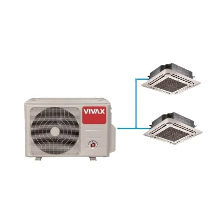 Vivax kazettás multi-klíma szett, ACP-18COFM50AERI   +2 ACP-09CCIFM25AERI +PANEL, 5,3 kW.