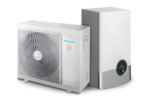Hisense Hi-Therma AHW-080HCDS1/AHM-080HCDSAA 8kW split hőszivattyú, 1 fázisú, R32