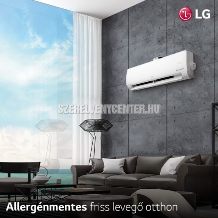 LG klíma Dual Cool & Pure AP12RK 3,5kW oldalfali split klíma, WiFi, Hang és mobilvezérlés, Légtisztítás + Ajándék 3 méter klímacsővel!