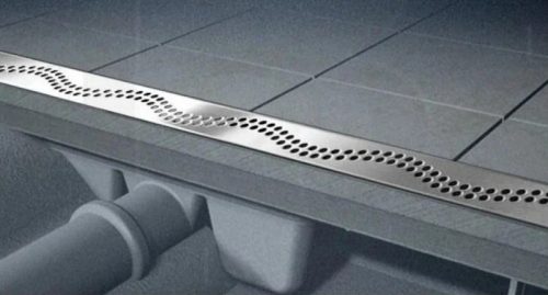 APZ8 Simple Zuhanyfolyóka peremmel perforált rácsokhoz APZ8 650 mm