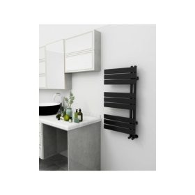    AREZZO DESIGN HORIZONT BLACK törölközőszárítós radiátor, 900×500 mm (AR-HB9050)