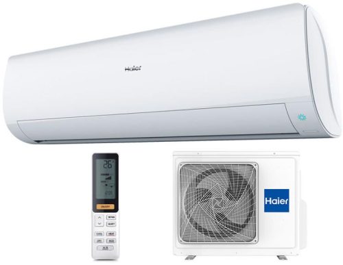 HAIER Flexis Matt White AS25S2SF1FA-MW3/1U25S2SM1FA inverteres klímaberendezés 2,6 kW, A+++/A++, UV sterilizálóval, Hangvezérléssel