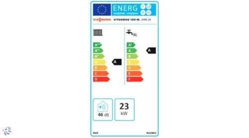 Viessmann Vitodens 100-W S1 B1KF 3,2-25 kW-os kondenzációs kombi gázkazán Z020631