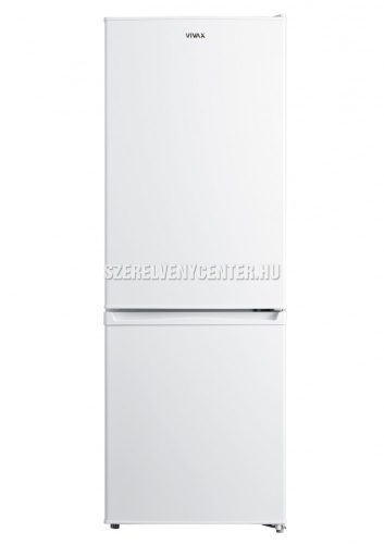 Vivax CF-170 LF W kombinált alulfagyasztós hűtőszekrény, fehér, 170 liter, A++