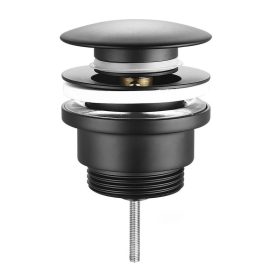 Sapho Click-Clack mosdólefolyó, 1“1/4, fekete CV1002B