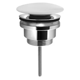   klik-klak mosdólefolyó. 5/4“. 5-65mm. fehér kerámia fedél
