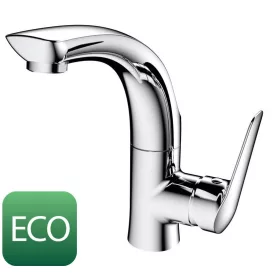   SOLITER FLY álló mosdócsaptelep forgatható kifolyóval. leeresztő nélkül. ECO kartussal. króm