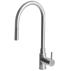 DUNA Mosogató-csaptelepep kihúzható zuhanyfejjel. inox