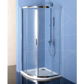    POLYSAN EASY LINE íves zuhanykabin, 90×90, transzparent üveg EL2615