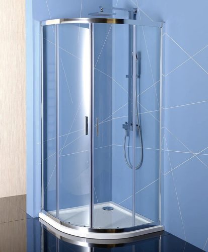  POLYSAN EASY LINE íves zuhanykabin, 90×90, transzparent üveg EL2615