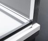 POLYSAN EASY LINE oldalfal, 800 mm, transzparent üveg EL3215