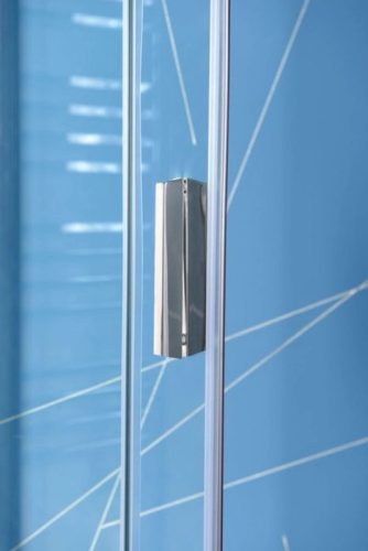 SAPHO POLYSAN EASY LINE szögletes zuhanykabin, 90×90, transzparent üveg EL5115