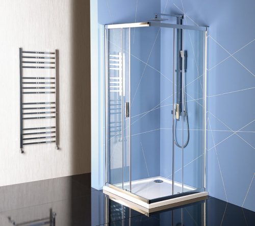  SAPHO POLYSAN EASY LINE szögletes zuhanykabin, 80×80, transzparent üveg EL5215