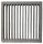 FK-14 rostély 250x180x12 mm, salgó sparhelthez, tűzhelyhez
